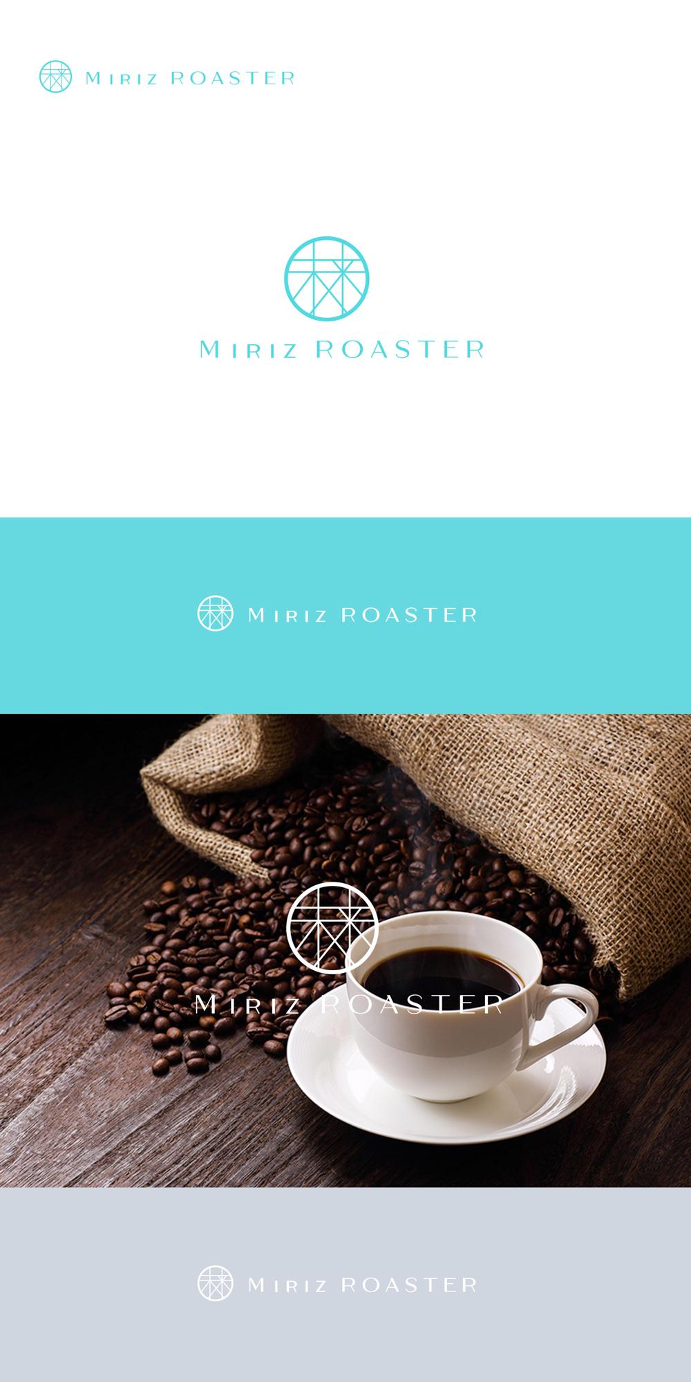 コーヒー焙煎所サイト　[Miriz ROASTER]ロゴ作成