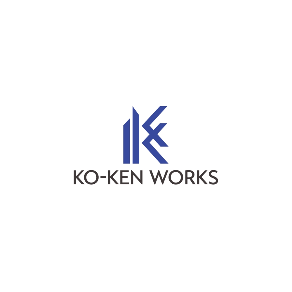 建築会社　KO-KEN　WORKS　のロゴ