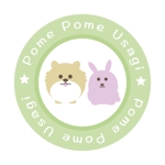 moku-design (moku-design)さんのペット用品【ポメポメウサギ】ロゴ作成　への提案