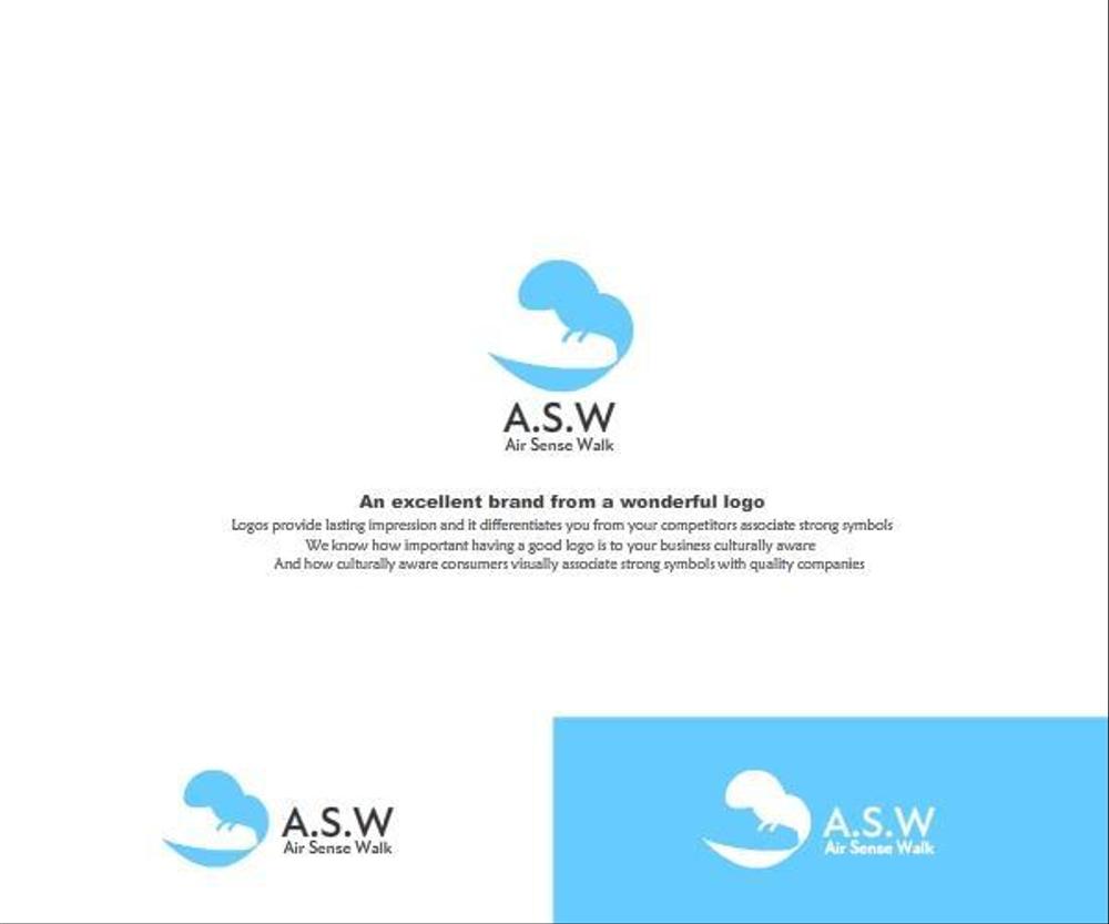 弊社　ASWソールのロゴ