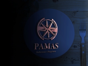 masami designer (masa_uchi)さんの輸入商社「PAMAS Trading」の会社ロゴ作成依頼への提案