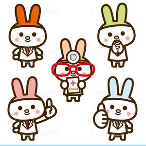 THE_watanabakery (the_watanabakery)さんの新規開業予定の「はやし耳鼻咽喉科クリニック」のイメージキャラクターへの提案