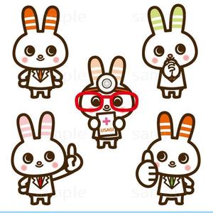 THE_watanabakery (the_watanabakery)さんの新規開業予定の「はやし耳鼻咽喉科クリニック」のイメージキャラクターへの提案