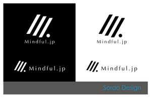 s-design (sorao-1)さんのマインドフルネスのウェブサイト「Mindful.jp」のロゴへの提案