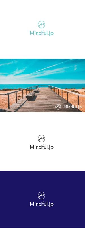 red3841 (red3841)さんのマインドフルネスのウェブサイト「Mindful.jp」のロゴへの提案
