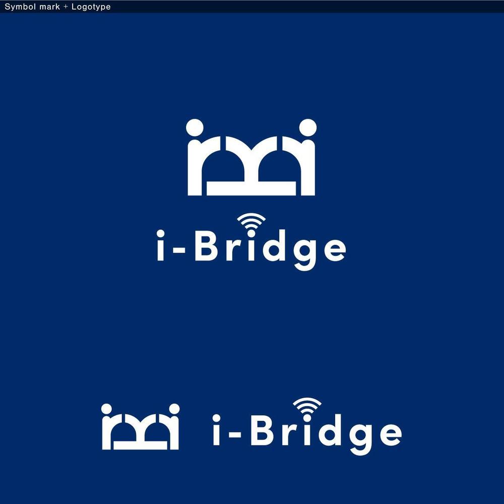 i-Bridge（アイブリッジ）のロゴマーク＋文字作成