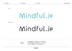 teraussy (teraussy)さんのマインドフルネスのウェブサイト「Mindful.jp」のロゴへの提案