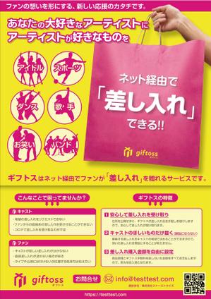 Bucchi (Bucchi)さんの差し入れサービスのチラシデザインへの提案