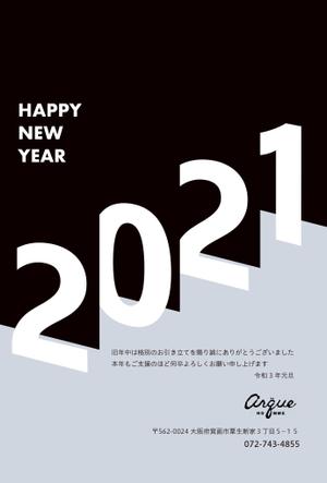 金子岳 (gkaneko)さんの2021年メンズサロンの年賀状デザインへの提案