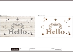 K-Design (kurohigekun)さんのペットサロン、『Hello』の看板デザイン依頼への提案