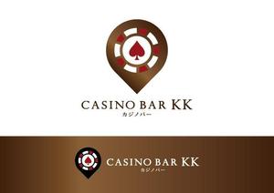 - (WITH_Toyo)さんのテキサスポーカー　カジノバーKKのロゴへの提案