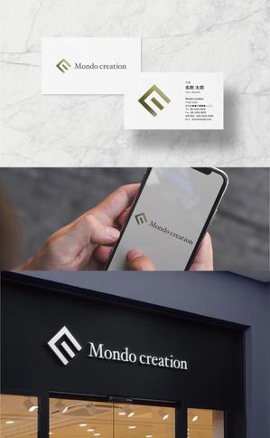 Gold Design (juncopic)さんのSE人材派遣会社【Mondo creation】のロゴへの提案