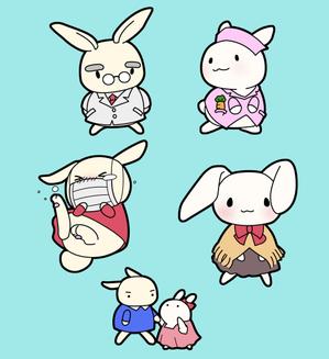 まだら猫 (nekomadara)さんの新規開業予定の「はやし耳鼻咽喉科クリニック」のイメージキャラクターへの提案