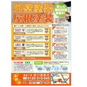 Tbls (21x21)さんの地元の塗り替え専門店のチラシへの提案