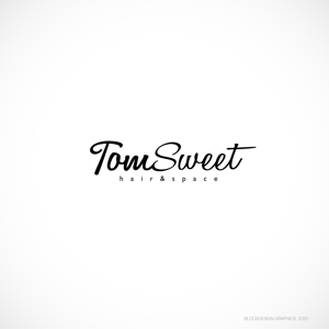 BLOCKDESIGN (blockdesign)さんの美容室「TOMSWEET」（読み:トムスウィート）のロゴへの提案