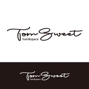 twoway (twoway)さんの美容室「TOMSWEET」（読み:トムスウィート）のロゴへの提案