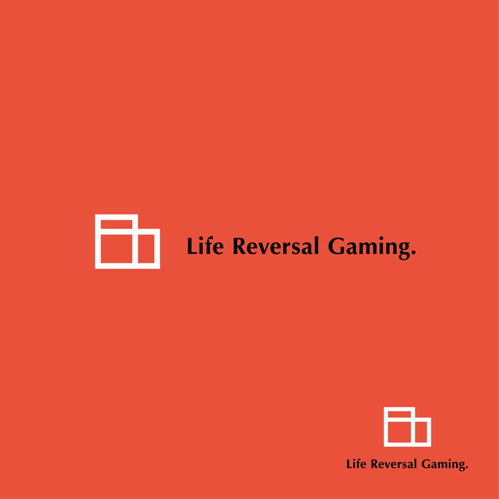 ゲームエンタメで社会や人を健康にする「Life Reversal Gaming.」社のロゴ