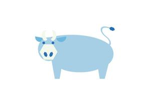 Hippopotamus (Hippopotamus)さんの年賀状用の丑(牛・うし)のイラストへの提案