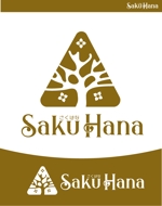 CF-Design (kuma-boo)さんの花のアレンジキットのお店SakuHana（さくはな）のロゴマークへの提案