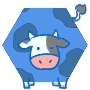 みそあじ (misoaji)さんの年賀状用の丑(牛・うし)のイラストへの提案