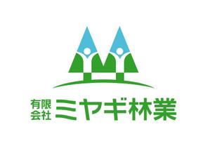 hal_wakaさんの有限会社ミヤギ林業のロゴへの提案