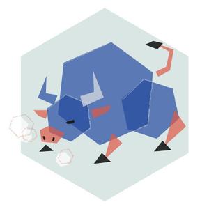 BlackPenguin (BlackPenguin)さんの年賀状用の丑(牛・うし)のイラストへの提案