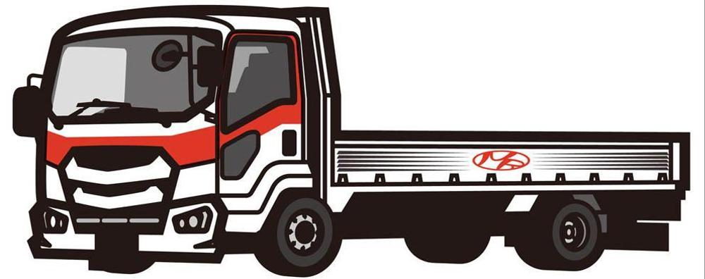 会社入口の看板の絵
