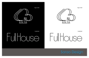 s-design (sorao-1)さんのコワーキングスペース「Full House」のロゴ作成への提案