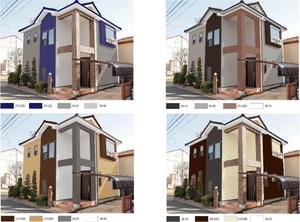 teddyx001 (teddyx001)さんの外壁デザイン募集　一般住宅のカラーコーディネート　への提案