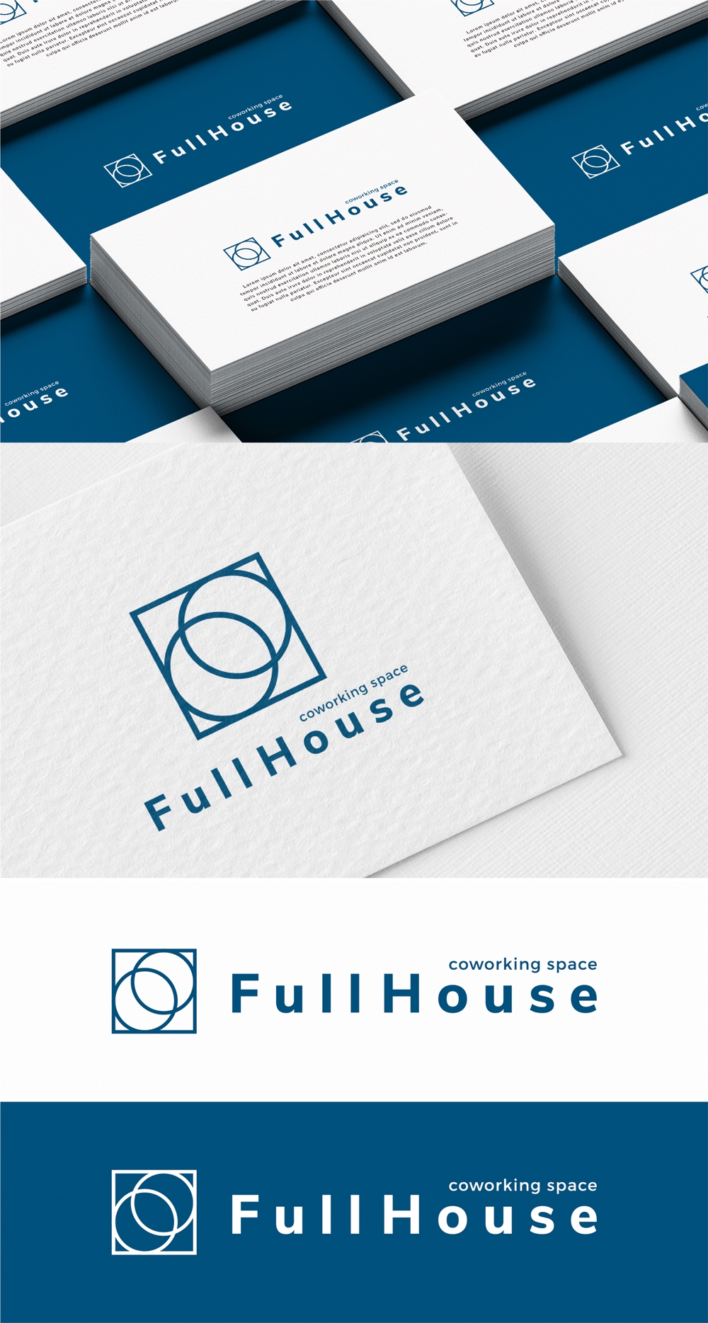 コワーキングスペース「Full House」のロゴ作成