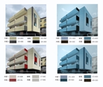 AKI-design (akidesign)さんの外壁デザイン募集　一般住宅のカラーコーディネート　への提案