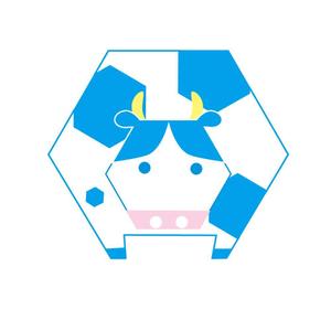 ZIUデザイン (ARUS)さんの年賀状用の丑(牛・うし)のイラストへの提案