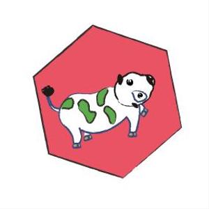 mina_mina(みなdesign) (mina_mina)さんの年賀状用の丑(牛・うし)のイラストへの提案