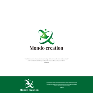design vero (VERO)さんのSE人材派遣会社【Mondo creation】のロゴへの提案