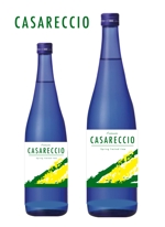 C DESIGN (conifer)さんの春限定の日本酒「CASARECCIO」のラベルデザインへの提案