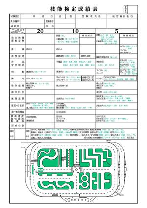 松田 (Amberun)さんの教習所の書類のトレース（地図イラストあり）への提案
