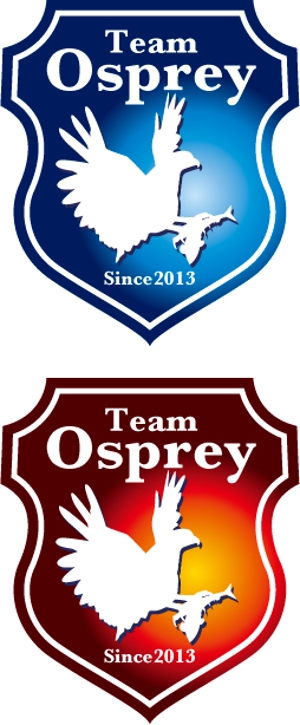 中津留　正倫 (cpo_mn)さんの「Team Osprey 　~since2013~」のロゴ作成への提案