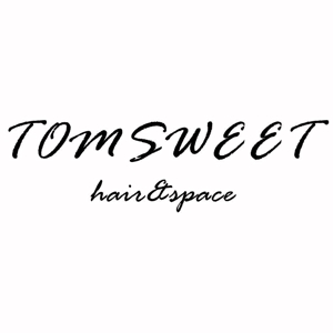 株式会社こもれび (komorebi-lc)さんの美容室「TOMSWEET」（読み:トムスウィート）のロゴへの提案