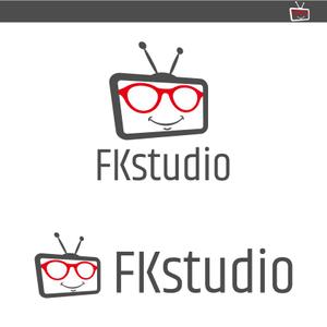 vectordata12 (5e6c5fb56956d)さんのテレビ番組編集スタジオ「FKstudio」の新ロゴへの提案