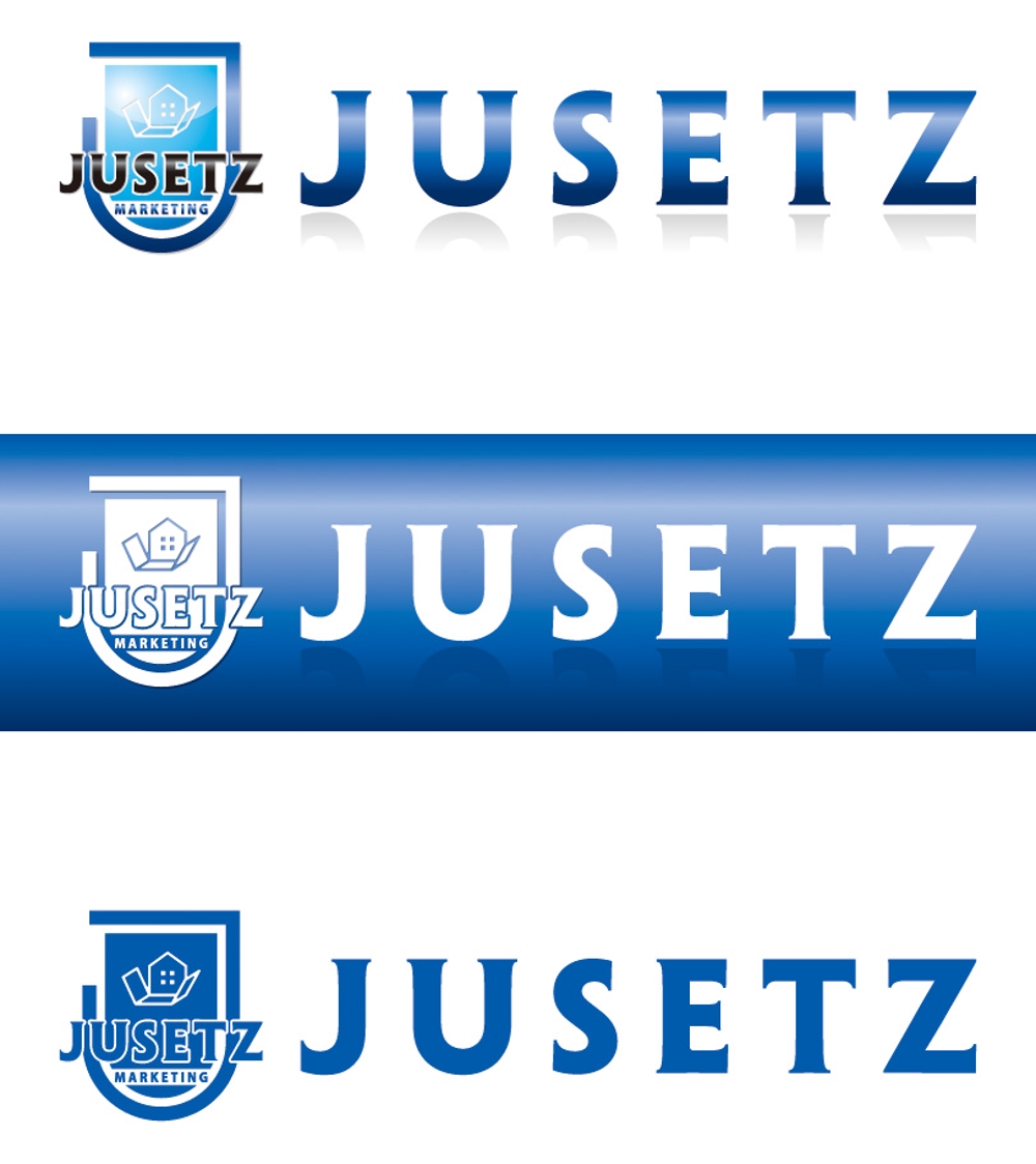 「JUSETZマーケティング株式会社」のロゴ作成