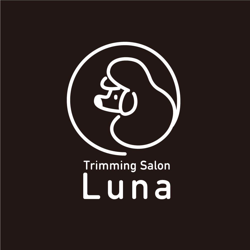 トリミングサロン「Luna」のロゴ