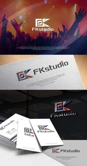 NJONESKYDWS (NJONES)さんのテレビ番組編集スタジオ「FKstudio」の新ロゴへの提案