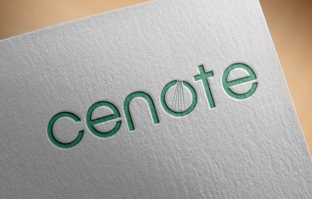 カウセリング事業を展開する株式会社セノーテの「cenote」ロゴ