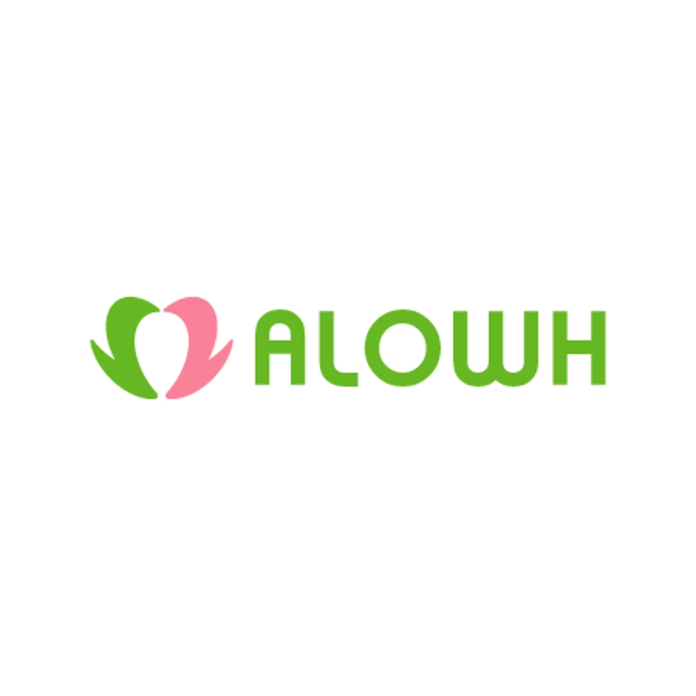 「ALOWH」のロゴ作成（商標登録なし）