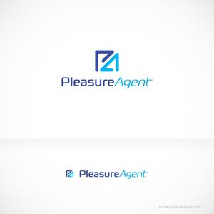 BLOCKDESIGN (blockdesign)さんの人材紹介業「Pleasure Agent」の屋号ロゴへの提案