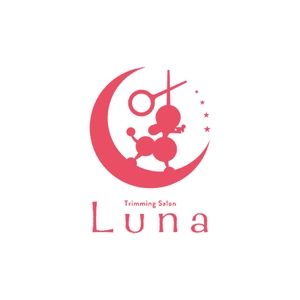 cham (chamda)さんのトリミングサロン「Luna」のロゴへの提案