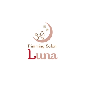 ma8umi (ma8umi)さんのトリミングサロン「Luna」のロゴへの提案