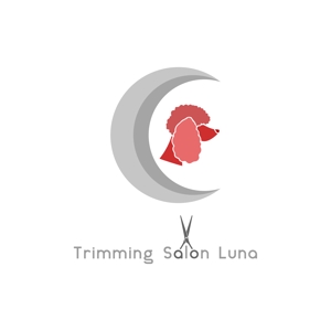HAJIME.B (hajime9b)さんのトリミングサロン「Luna」のロゴへの提案
