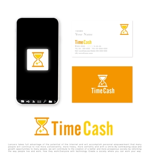 tog_design (tog_design)さんのスキマ時間バイトアプリ『Time cash』のロゴへの提案