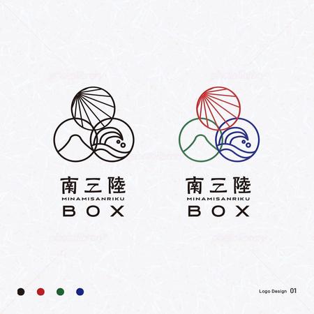 tori (kuri_kuri)さんの地域産品の詰め合わせギフトボックスのロゴデザインへの提案